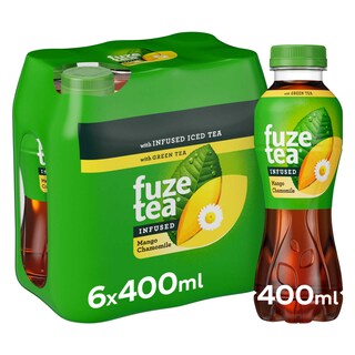 Fuze Tea | Green Tea | Thé vert | Mango Chamomille | PET 6 x 40 cl