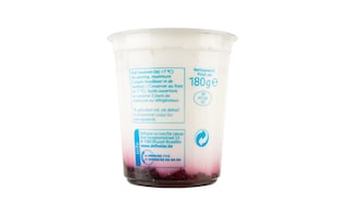 Delhaize | Yoghurt | Vol | Bosbes 180 gr