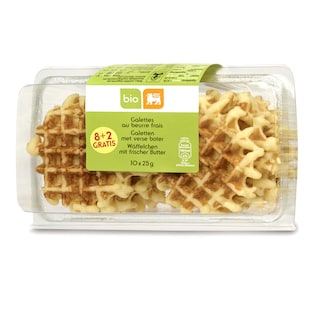 Delhaize | Bio | Botergaletten | 8+2 | 250G | Bio 