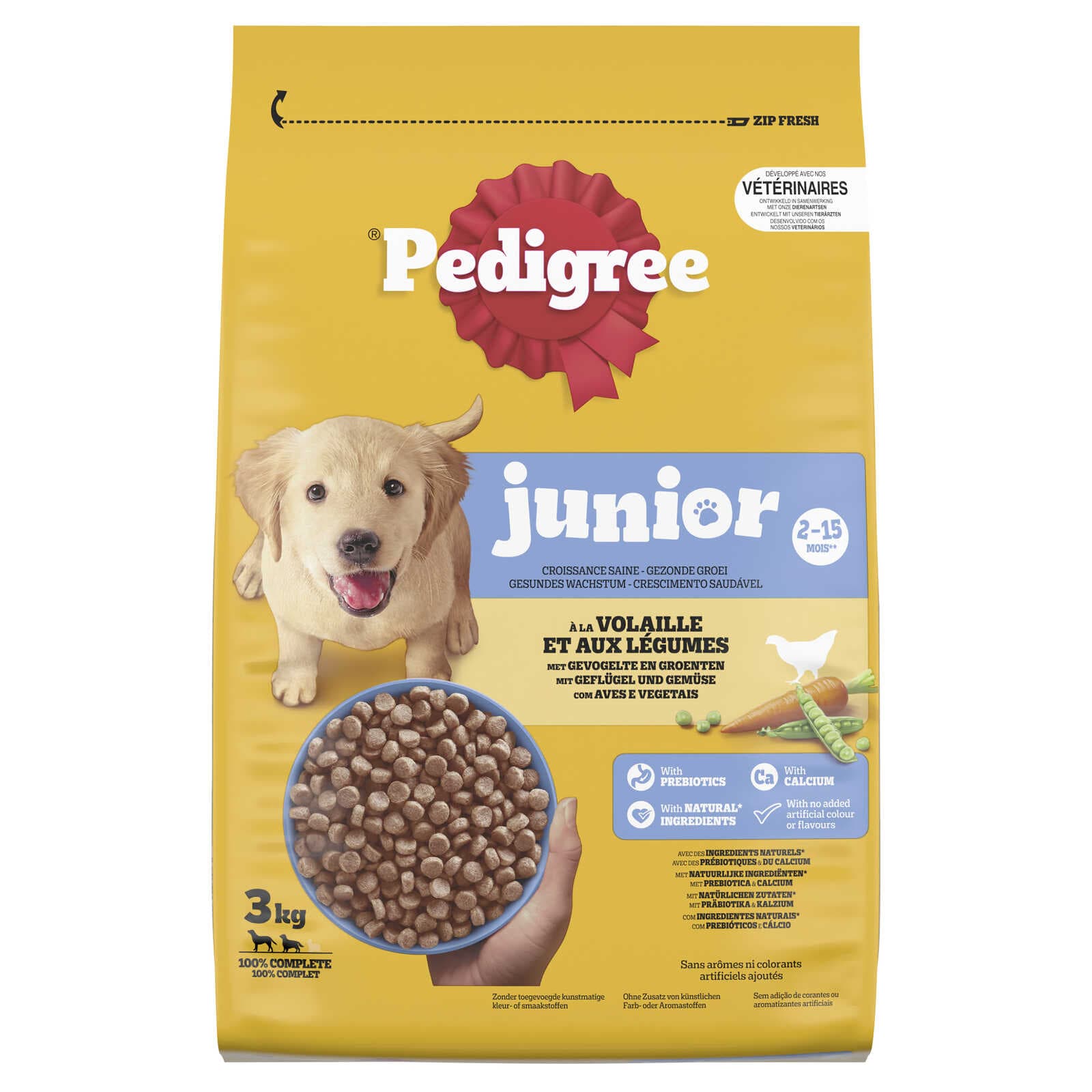 Pedigree Hondenvoeding | Brokjes | Junior | Kip