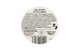 Delhaize | Fromage pesto | Dip 90 gr