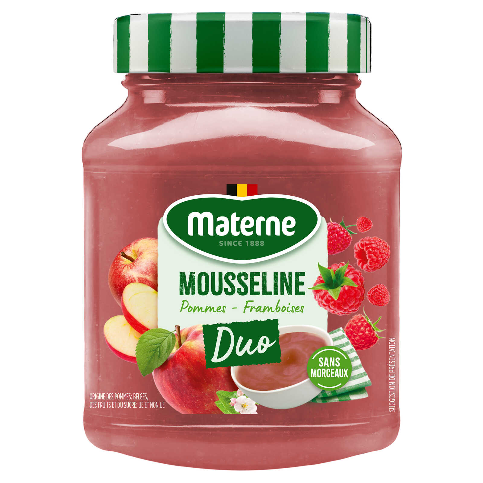 Materne Mousseline | Appel | Framboos