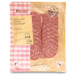 Delhaize | Saucisson campagnarde 