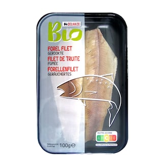 Delhaize | Bio | Forelfilet | Gerookt | Bio 