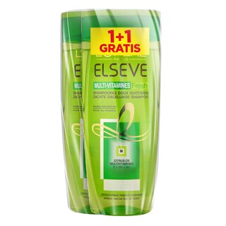 Elseve | Elseve Haircare | Shampooing | Multivit Fresh | 1+1 