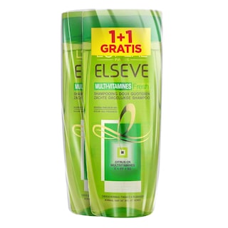 Elseve | Elseve Haircare | Shampooing | Multivit Fresh | 1+1 