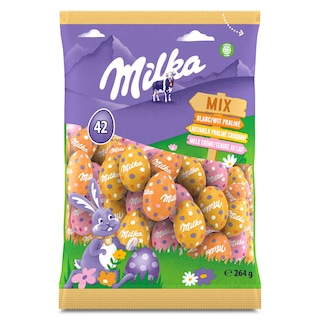 Milka | Paaseieren| Chocolade | Mix | Gevuld 
