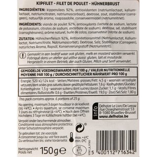 Delhaize | Kipfilet | Sneden 150 gr