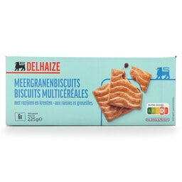 Delhaize | Biscuits | Multicéréales | Raisins 