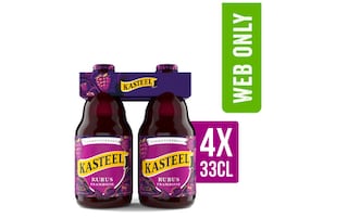 Kasteel | Bière forte fruitée | 7% ALC. | Rubus framboise | Bouteille 4 x 33 cl