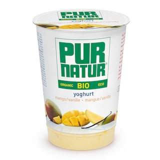 Pur Natur | Yoghurt | Mango vanille | Eco | Bio 
