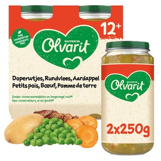 Repas | Petit pois Boeuf Pomme de terre | 12M