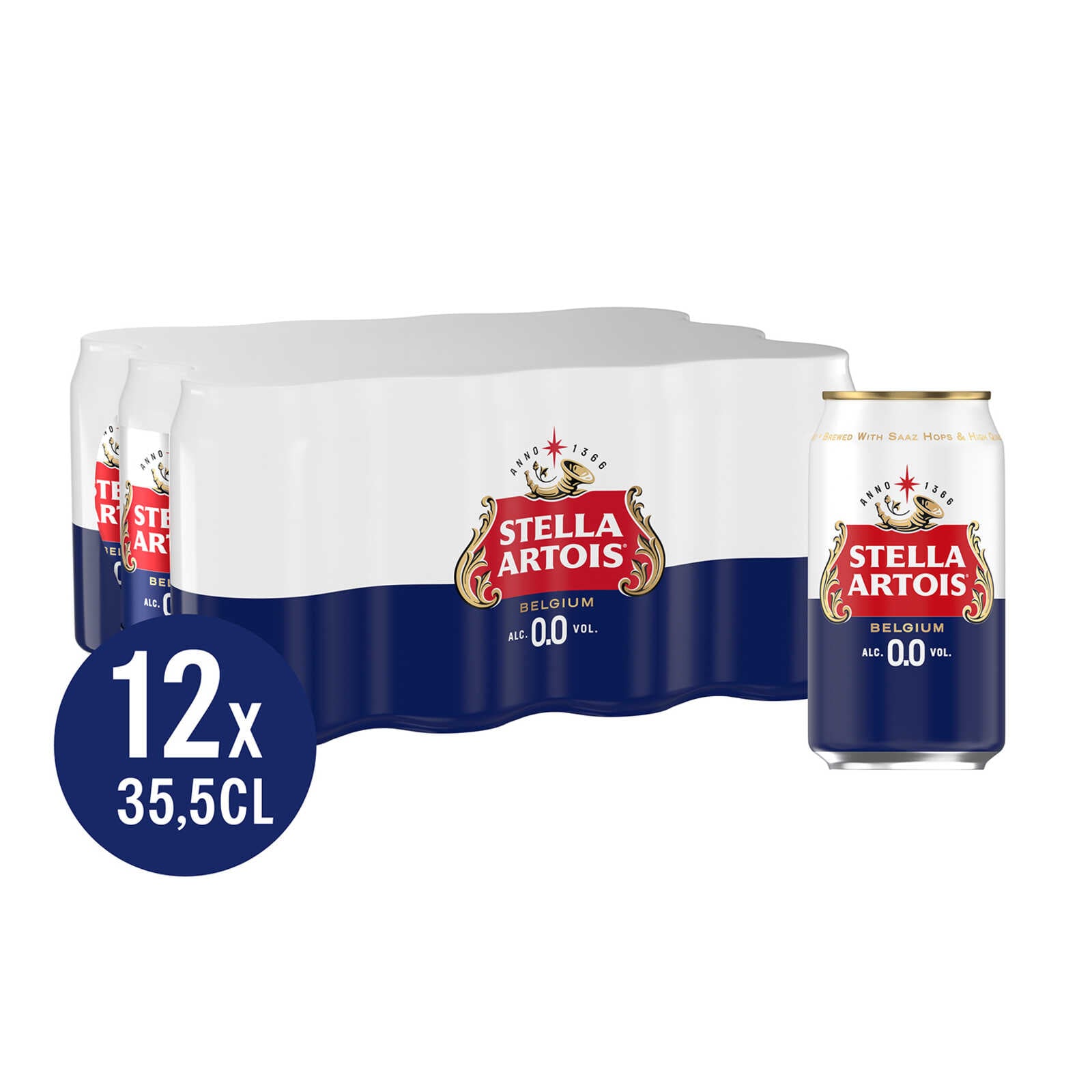 Stella Artois Bier | Pils | 0 % | Blik