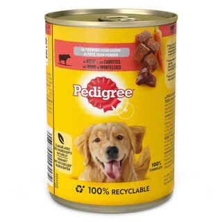 Pedigree | Hondenvoeding | Terrine | Rund | Wortel 400 gr