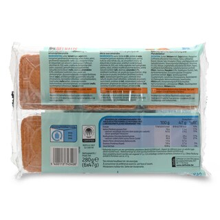 Delhaize | Koekjes | Carrees | Frangipanes 6 x 46,667 gr