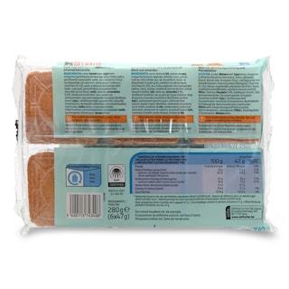 Delhaize | Koekjes | Carrees | Frangipanes 6 x 46,667 gr