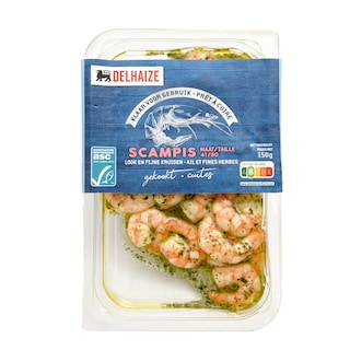 Delhaize | Scampi | Look | Kruiden 