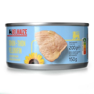 Delhaize | Tonijn | Zonnebloemolie 