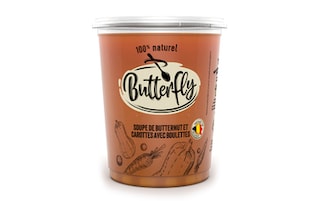Butterfly | soep | Butternut | Wortel | Balletjes 