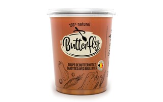 Butterfly | Soupe | Butternut | Carotte | Boulettes de viande 