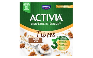 Activia | Yaourt | Fibres | Noix | Probiotiques 