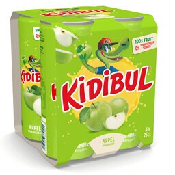 Kidibul | 4x25cl | Jus | Pomme | Pétillant 