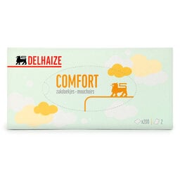 Delhaize | Mouchoirs | Boite | 2-plis 200 pc