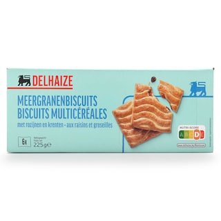 Delhaize | Biscuits | Meergranen | Rozijnen 