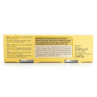 Delhaize | Maïs | 0% Zout 2 x 65 gr