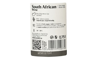 Delhaize | South African Wine | Merlot / Cabernet Sauvignon 75 cl