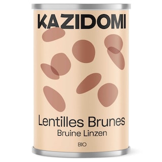 Kazidomi | Bruine linzen | Bio 