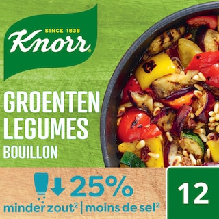 Knorr | Bouillon|Minder Zout|Groenten 
