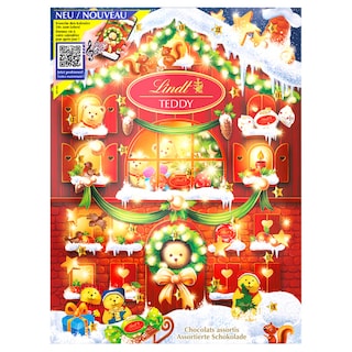 Lindt | Teddy | Chocolat | assortiment | Calendrier 