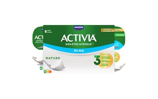 Activia | Yoghurt | Natuur| 0% v.g. | Probiotica 8 x 125 gr