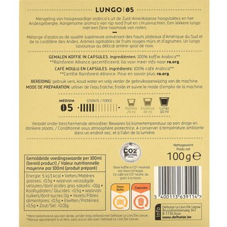 Delhaize | Koffie | Lungo 05 | Caps 