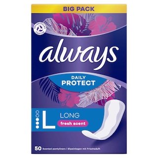Always | Daily | Inlegkruisjes | Extra Protection Large Fresh 
