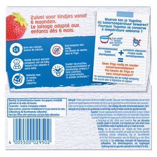Nestlé | Yogolino | Laitage | Fraise | 6 mois 4 x 100 gr