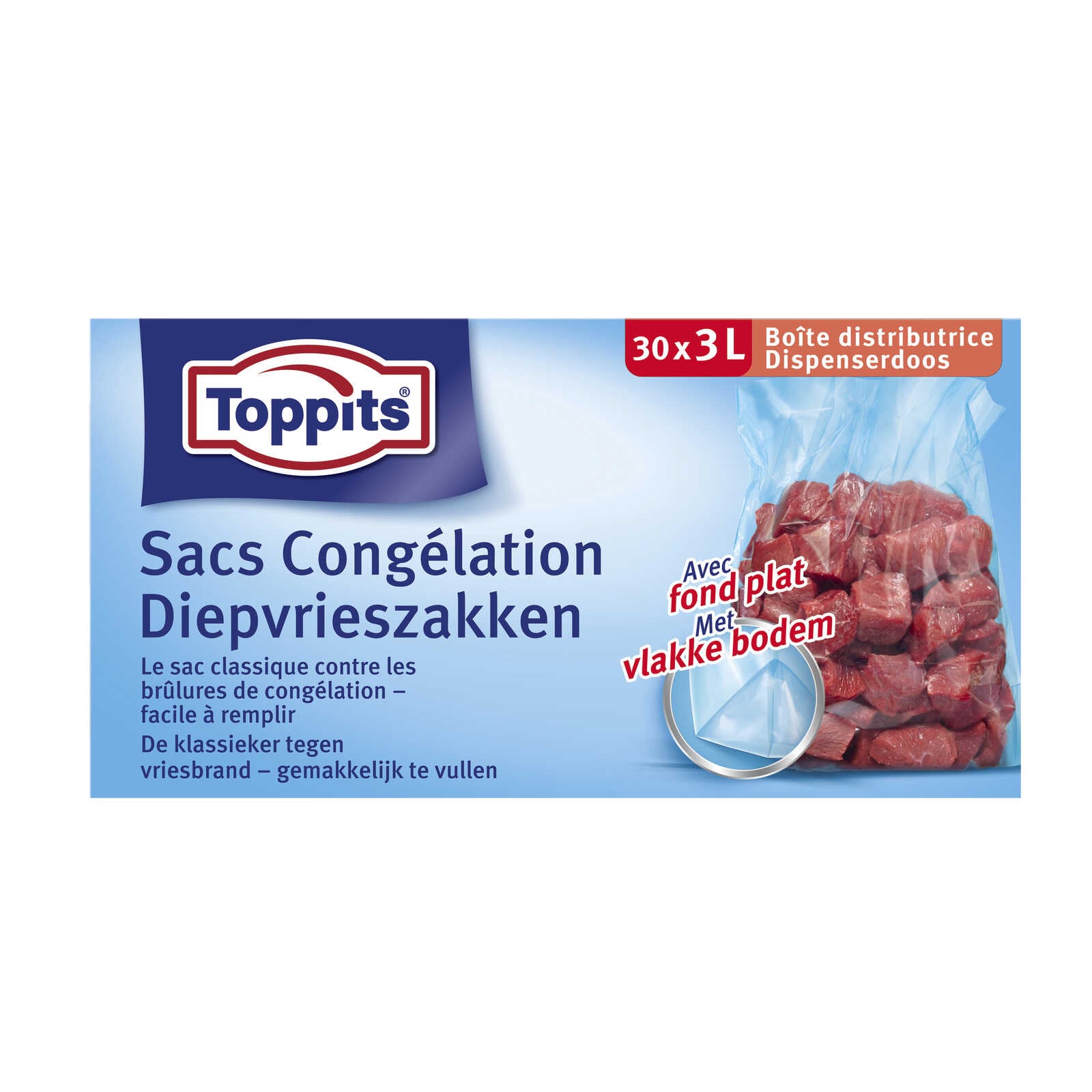 Toppits Diepvrieszakken | 3l