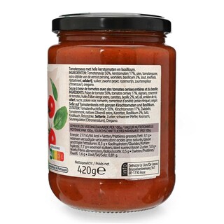 Delhaize | Saus | Tomate | & | Basilque 420 gr