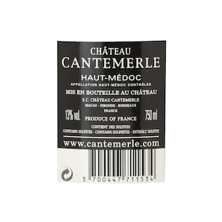 Chateau Cantemerle | Haut-Médoc Grand Cru Classé | 2015 