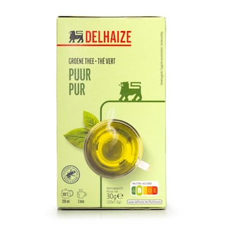 Delhaize | Thee | Groen | 100% 20 x 1,5 gr