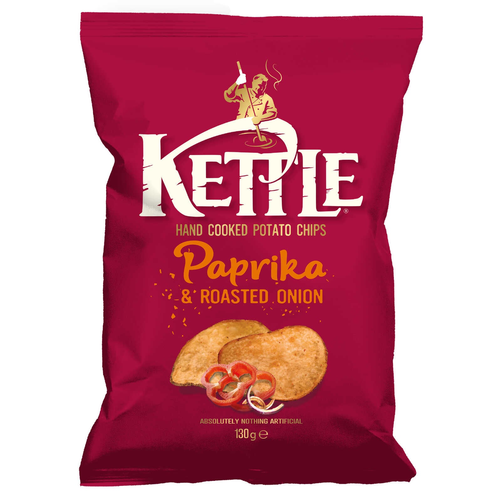 Kettle Chips | Paprika | Roast onion