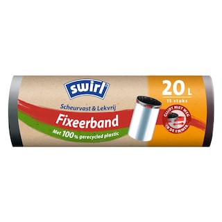 Swirl | Pedaalemmerzak | Fixeerband | 15st | 20L 15 st