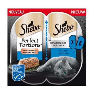 Sheba | Aliment Chat | Thon 6 x 37,5 gr