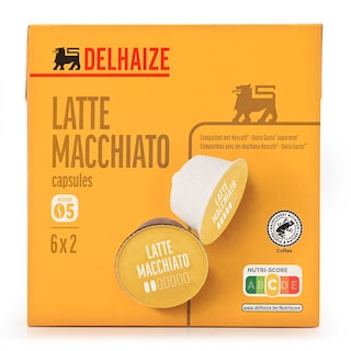 Delhaize | Café | Latte Macchiato | Dolce Gusto caps 