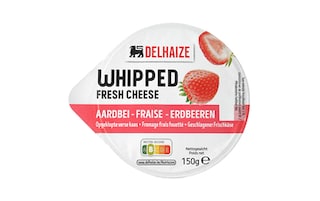 Delhaize | Fromage frais fouetté | Fraise 