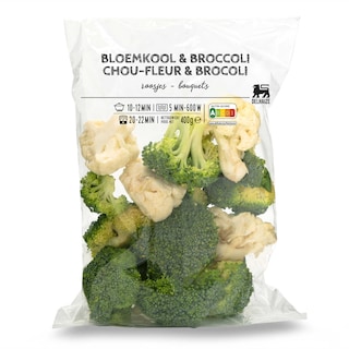 Delhaize | Groenten | Bloemkool | Broccoli 400 gr