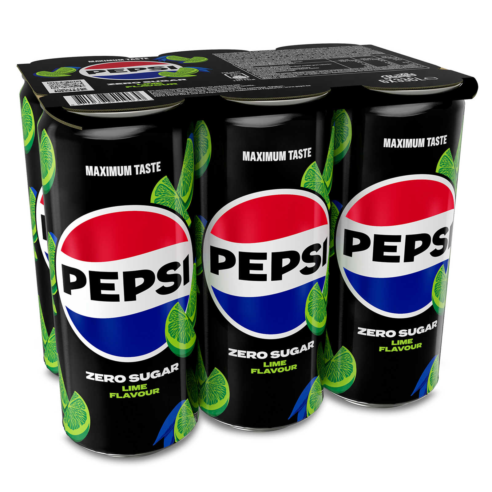 Pepsi Cola | Zero | Limoen | Sleek Can
