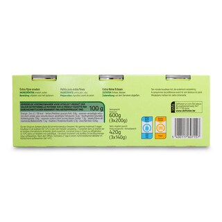 Delhaize | Erwten | Gestoofd | Extra fijn | Blik 