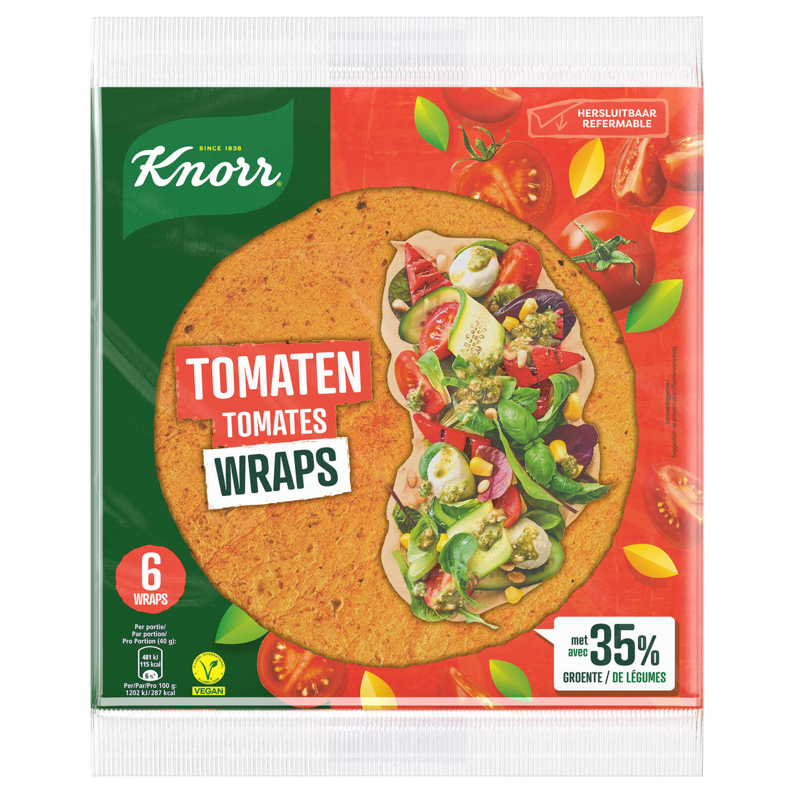 Knorr Groentewrap | Tomaat